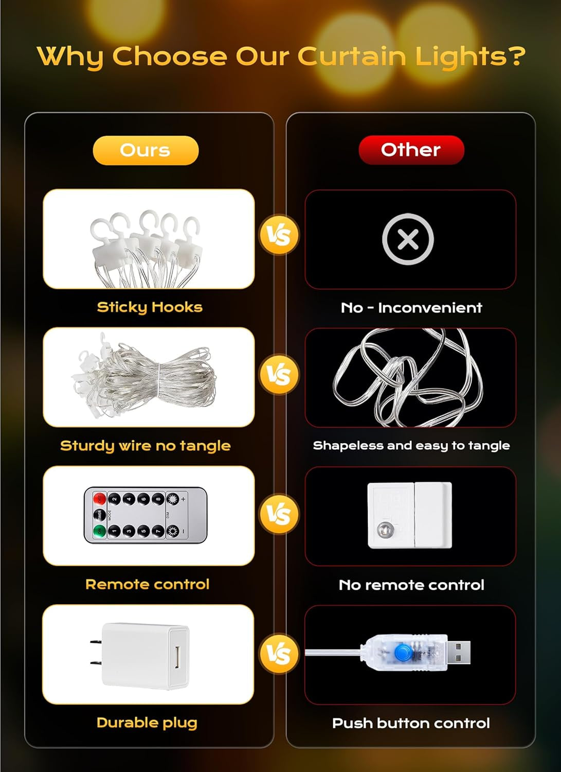 300 LED Curtain Lights, 9.8 FT Plug in Fairy Lights for Bedroom, 8 Lighting Modes, Christmas Hanging Lights for Window Backdrop Wall Wedding Party Birthday Christmas Decoration, Warm White